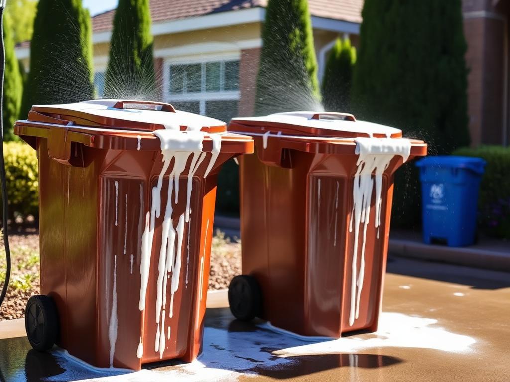 Trash Container Washing
