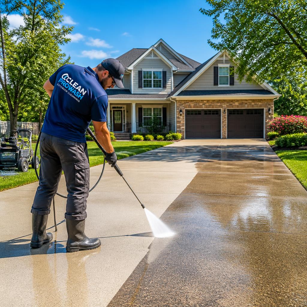 Driveway Power Washing